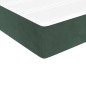 vidaXL Cama box spring con colchón terciopelo verde oscuro 80x200 cm vidaXL Cama box spring con colchón terciopelo verde oscuro 80x200 cm