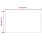 vidaXL Espejo de baño con LED 40x70 cm vidaXL Espejo de baño con LED 40x70 cm