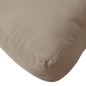 vidaXL Cojines para palets 2 unidades tela gris taupé vidaXL Cojines para palets 2 unidades tela gris taupé