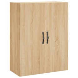 vidaXL Armario de pared madera ingeniería roble Sonoma 69,5x34x90 cm