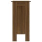vidaXL Mesa alta con estante marrón roble 102x50x103,5 cm vidaXL Mesa alta con estante marrón roble 102x50x103,5 cm