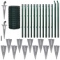 vidaXL Euro Valla de acero verde 25x0,8 m vidaXL Euro Valla de acero verde 25x0,8 m