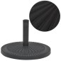 vidaXL Base de sombrilla de resina redonda negro 29 kg vidaXL Base de sombrilla de resina redonda negro 29 kg