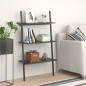 vidaXL Estantería inclinada de 3 baldas negro 64x34x116 cm vidaXL Estantería inclinada de 3 baldas negro 64x34x116 cm