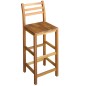 vidaXL Set mesa de bar y sillas 7 piezas de madera de acacia maciza vidaXL Set mesa de bar y sillas 7 piezas de madera de acacia maciza