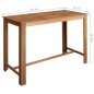 vidaXL Set mesa de bar y sillas 7 piezas de madera de acacia maciza vidaXL Set mesa de bar y sillas 7 piezas de madera de acacia maciza