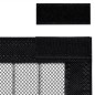 vidaXL Mosquiteras para puerta bloque magnético 2 uds negro 220x100 cm vidaXL Mosquiteras para puerta bloque magnético 2 uds negro 220x100 cm