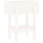 vidaXL Jardinera madera maciza de pino blanco 62x30x69 cm vidaXL Jardinera madera maciza de pino blanco 62x30x69 cm