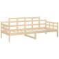 vidaXL Sofá cama madera maciza de pino 90x190 cm vidaXL Sofá cama madera maciza de pino 90x190 cm