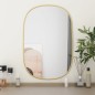 vidaXL Espejo de pared dorado 60x40 cm vidaXL Espejo de pared dorado 60x40 cm