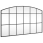 vidaXL Espejo de pared arco de hierro negro 100x60 cm vidaXL Espejo de pared arco de hierro negro 100x60 cm