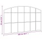 vidaXL Espejo de pared arco de hierro negro 100x60 cm vidaXL Espejo de pared arco de hierro negro 100x60 cm