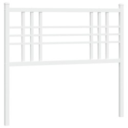 vidaXL Cabecero de metal blanco 90 cm
