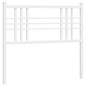vidaXL Cabecero de metal blanco 90 cm vidaXL Cabecero de metal blanco 90 cm