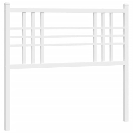vidaXL Cabecero de metal blanco 107 cm