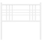 vidaXL Cabecero de metal blanco 107 cm vidaXL Cabecero de metal blanco 107 cm