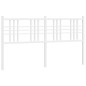 vidaXL Cabecero de metal blanco 160 cm vidaXL Cabecero de metal blanco 160 cm