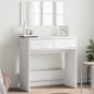 vidaXL Tocador con espejo blanco 80x39x80 cm vidaXL Tocador con espejo blanco 80x39x80 cm