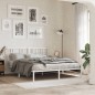 vidaXL Cabecero de metal blanco 160 cm vidaXL Cabecero de metal blanco 160 cm