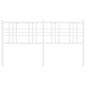 vidaXL Cabecero de metal blanco 160 cm vidaXL Cabecero de metal blanco 160 cm