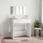 vidaXL Tocador con espejo blanco 80x39x80 cm vidaXL Tocador con espejo blanco 80x39x80 cm