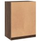 vidaXL Armario de madera de ingeniería marrón roble 77x48x102 cm vidaXL Armario de madera de ingeniería marrón roble 77x48x102 cm