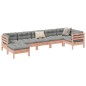 vidaXL Set de sofás jardín 7 pzas con cojines madera abeto Douglas vidaXL Set de sofás jardín 7 pzas con cojines madera abeto Douglas