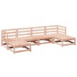 vidaXL Juego de sofás de jardín 6 pzas madera maciza de abeto Douglas vidaXL Juego de sofás de jardín 6 pzas madera maciza de abeto Douglas