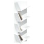 vidaXL Estantería de pared 4 niveles blanco 33x16x90 cm vidaXL Estantería de pared 4 niveles blanco 33x16x90 cm