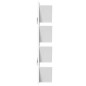 vidaXL Estantería de pared 4 niveles blanco 33x16x90 cm vidaXL Estantería de pared 4 niveles blanco 33x16x90 cm
