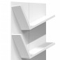 vidaXL Estantería de pared 4 niveles blanco 33x16x90 cm vidaXL Estantería de pared 4 niveles blanco 33x16x90 cm