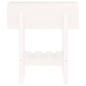 vidaXL Jardinera madera maciza de pino blanco 62x30x69 cm vidaXL Jardinera madera maciza de pino blanco 62x30x69 cm