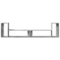 vidaXL Muebles de TV 2 uds madera ingeniería gris hormigón 100x30x50cm