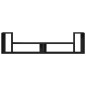 vidaXL Muebles para TV 2 uds madera de ingeniería negro 100x30x50 cm vidaXL Muebles para TV 2 uds madera de ingeniería negro 100x30x50 cm