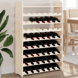 vidaXL Botellero con tablero superior madera de pino 72,5x25x111,5 cm