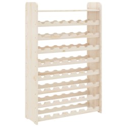 vidaXL Botellero con tablero superior madera de pino 72,5x25x111,5 cm