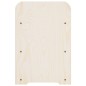 vidaXL Botellero madera maciza de pino 43x25x37 cm