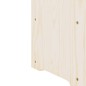 vidaXL Botellero madera maciza de pino 43x25x37 cm