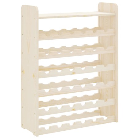 vidaXL Botellero con tablero superior madera maciza pino 67,5x25x87 cm