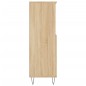 vidaXL Aparador alto madera contrachapada color roble 60x36x110 cm vidaXL Aparador alto madera contrachapada color roble 60x36x110 cm
