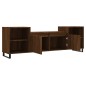 vidaXL Mueble para TV madera contrachapada marrón roble 160x35x55 cm