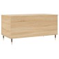 vidaXL Mesa de centro madera contrachapada roble Sonoma 90x44,5x45 cm