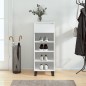 vidaXL Mueble zapatero madera contrachapada blanco brillo 40x36x105 cm vidaXL Mueble zapatero madera contrachapada blanco brillo 40x36x105 cm