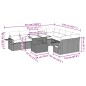 vidaXL Set de sofás de jardín 10 pzas cojines ratán sintético negro vidaXL Set de sofás de jardín 10 pzas cojines ratán sintético negro