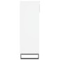 vidaXL Mueble zapatero madera contrachapada blanco brillo 40x36x105 cm vidaXL Mueble zapatero madera contrachapada blanco brillo 40x36x105 cm