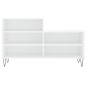 vidaXL Mueble zapatero madera contrachapada blanco 102x36x60 cm vidaXL Mueble zapatero madera contrachapada blanco 102x36x60 cm