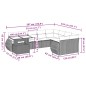 vidaXL Set de sofás de jardín 10 pzas cojines ratán sintético negro vidaXL Set de sofás de jardín 10 pzas cojines ratán sintético negro