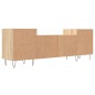 vidaXL Mueble para TV madera contrachapada roble Sonoma 160x35x55 cm