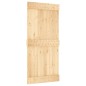 vidaXL Puerta corredera con herrajes madera maciza de pino 95x210 cm vidaXL Puerta corredera con herrajes madera maciza de pino 95x210 cm