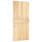 vidaXL Puerta corredera con herrajes madera maciza de pino 95x210 cm vidaXL Puerta corredera con herrajes madera maciza de pino 95x210 cm